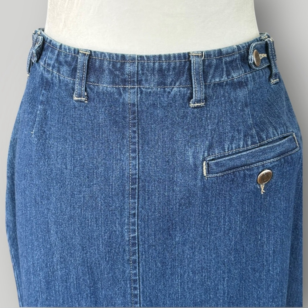 High Sierra Denim Maxi Skirt Blue Size 10 - Picture 7 of 10